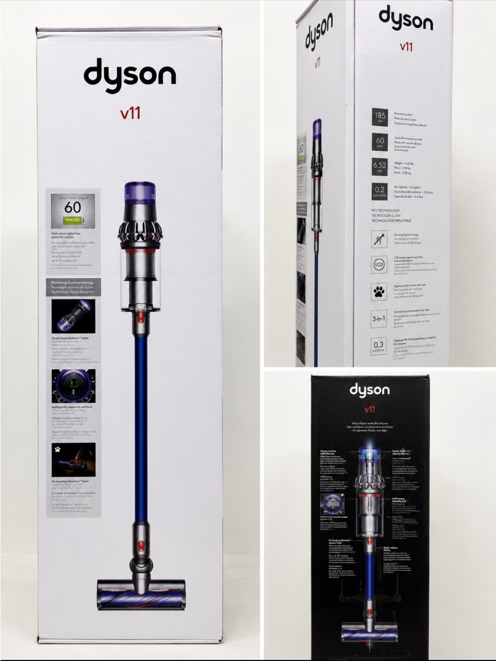 Dyson V11 Cordless Stick Vacuum in Blue and Purple